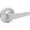 Satin Chrome, variant on Kwikset Corporation 200DL 26D CP Kwikset 92001-522 Delta Hall and Closet Lever in Satin Chrome — Residential Use, Standard Application