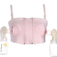 thumbnail image 1 of Ropa interior de lactancia materna con manos libres para mujeres embarazadas, extractor de leche, sujetador de lactancia de pecho grande, sujetador de lactancia materna, 1 of 4