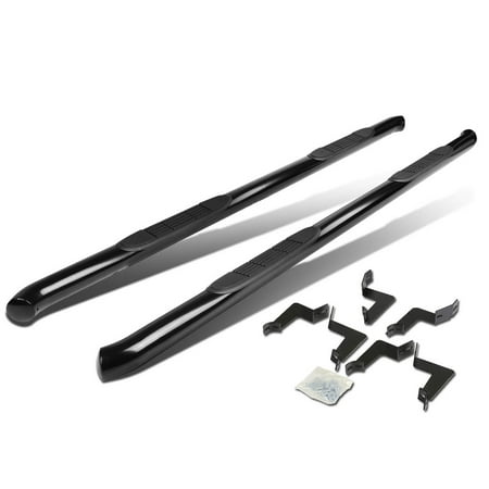 For 07-16 Toyota Tundra CrewMax Cab Carbon Steel 3" Side Step Nerf Bar Running Board Left+Right 08 09 10 11 12 13 14 15