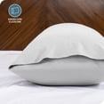 thumbnail image 5 of Bare Home Body Pillowcase - Envelope Closure - Ultra Soft - Double Brushed - Cloud Gray, 5 of 7