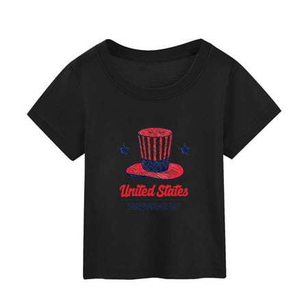 

Summer Children s Letter Hat Printing Short Sleeve Undershirt T Shirts Out Wear Skin-Friendly T Shirts for Boys Baby Girl Clothes