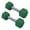 Green, variant on 1 Pair Mini Dumbbells Workout Dumbbells Safe Silicone Hand Weights Dumbbell Toy Fitness Physical Development