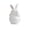 White#01, variant on weibbin Resin Easter Bunny Figurine for Spring Home Tabletop Decor, 6.22x5.43x4.84 Inches, White