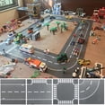 thumbnail image 2 of City Road Street Baseplate Straight Crossroad Curve T-Junction Building Blocks Base Plates Construction for Children Kids Gift Gao Jinjia LED, 2 of 2