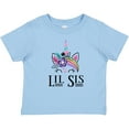 thumbnail image 3 of Inktastic Little Sister Unicorn Lil Sis Girls Baby T-Shirt, 3 of 5