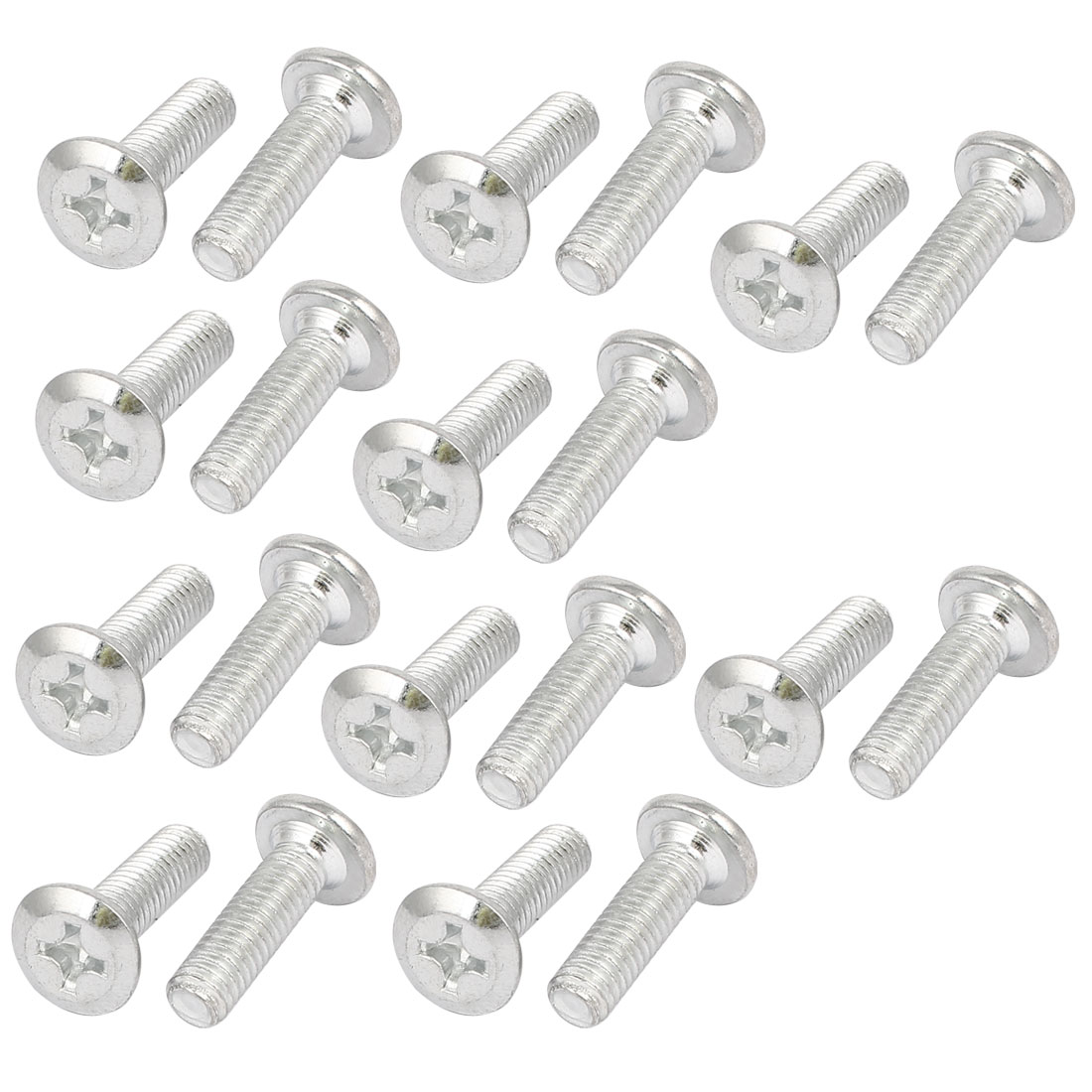 M6x20mm Head Furniture Bolts Screws Connector Hardware Fittings 20pcs