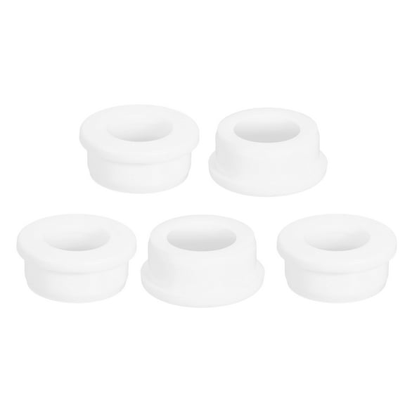 Uxcell 5Pack Rubber Grommets 32mm Drill Hole, 22mm ID White Hole Plug Grommet