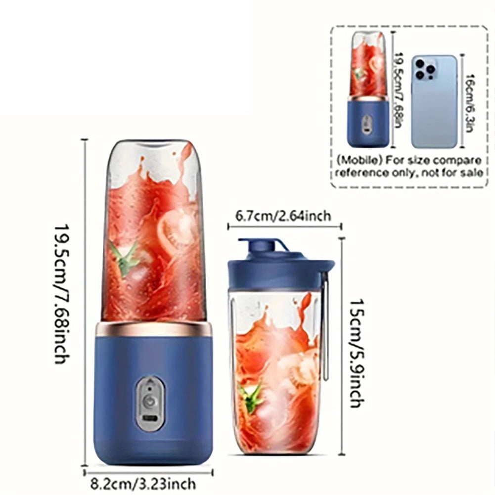 KDJ Portable Electric MiniJuice Maker Portable Blender Smoothie Juicer Fruit Machine - for Home Decor