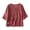 Pink, variant on Womens Blouses Short Womens 3/4 Length Sleeve V Neck Embroidered Shirt Fashion Boho Clothes Dressy Casual Trendy Clothes, XL