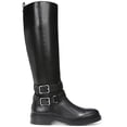 thumbnail image 2 of Sam Edelman Womens Freda Leather Tall Knee-High Boots Black 9.5 Medium (B,M), 2 of 3