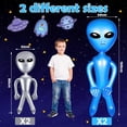 thumbnail image 2 of Gigante inflable de Halloween Alien Zhanmai de 160 cm y 90 cm, 4 unidades, 2 of 7