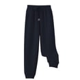 thumbnail image 1 of Timegard Womens Sweatpants Elastic High Waist Cinch Bottom Pants Drawstring Sports Athletic Trousers with Pockets, 1 of 5