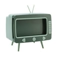 thumbnail image 1 of Sostenedor del tejido Forma De TV Caja De Pañuelos Soporte Para Teléfono Móvil Servilletero De Pañuelos De Escritorio Verde Verde Fanmusic Sostenedor del tejido, 1 of 7