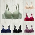thumbnail image 4 of Ahdbta Women's Full Coverage Floral Lace Underwired Bra Non Padded Comfort Bra Soft Lifting Support Seamless Push Up Everyday Bra, 4 of 4