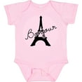 thumbnail image 3 of Inktastic Bonjour Girls Baby Bodysuit, 3 of 5