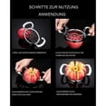 thumbnail image 4 of Apple slicer, stainless steel, core, stainless, cut fruit, 12 blades, 4 of 5