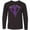 AB-Black, variant on Inktastic Alzheimer's Awareness Purple Ribbon Heart Long Sleeve Youth T-Shirt