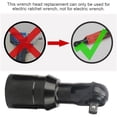thumbnail image 6 of Ratchet Wrench Head 3/8 Inch Square Drive 10mm Heavy Duty for Electric Cordless Ratchet Wrench Industrial Grade Tool, 6 of 6