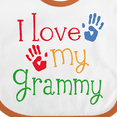 thumbnail image 4 of Inktastic I Love My Grammy Boys or Girls Baby Bib, 4 of 4