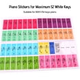 thumbnail image 1 of Piano Piano Keyboard Keys Stickers for Beginners for 88/61/54 Keys Piano, 1 of 7