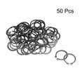 thumbnail image 2 of Unique Bargains 31.3mm External Circlips C-Clip Retaining Snap Rings 65Mn 50pcs, 2 of 3
