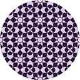 thumbnail image 1 of Ahgly Company Tapis Rond Lavable en Machine Intérieur Transitionnel Rose Blush, 4 Pieds Rond, 1 of 7