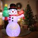 thumbnail image 5 of TAIMASI Inflables Navideños de 5 Ft para Exteriores, Snowman Inflable de Navidad con Luces LED, Decoración de Invierno para Exteriores para Fiesta Festiva en Patio, Jardín y Césped, Árbol de Navidad, 5 of 7