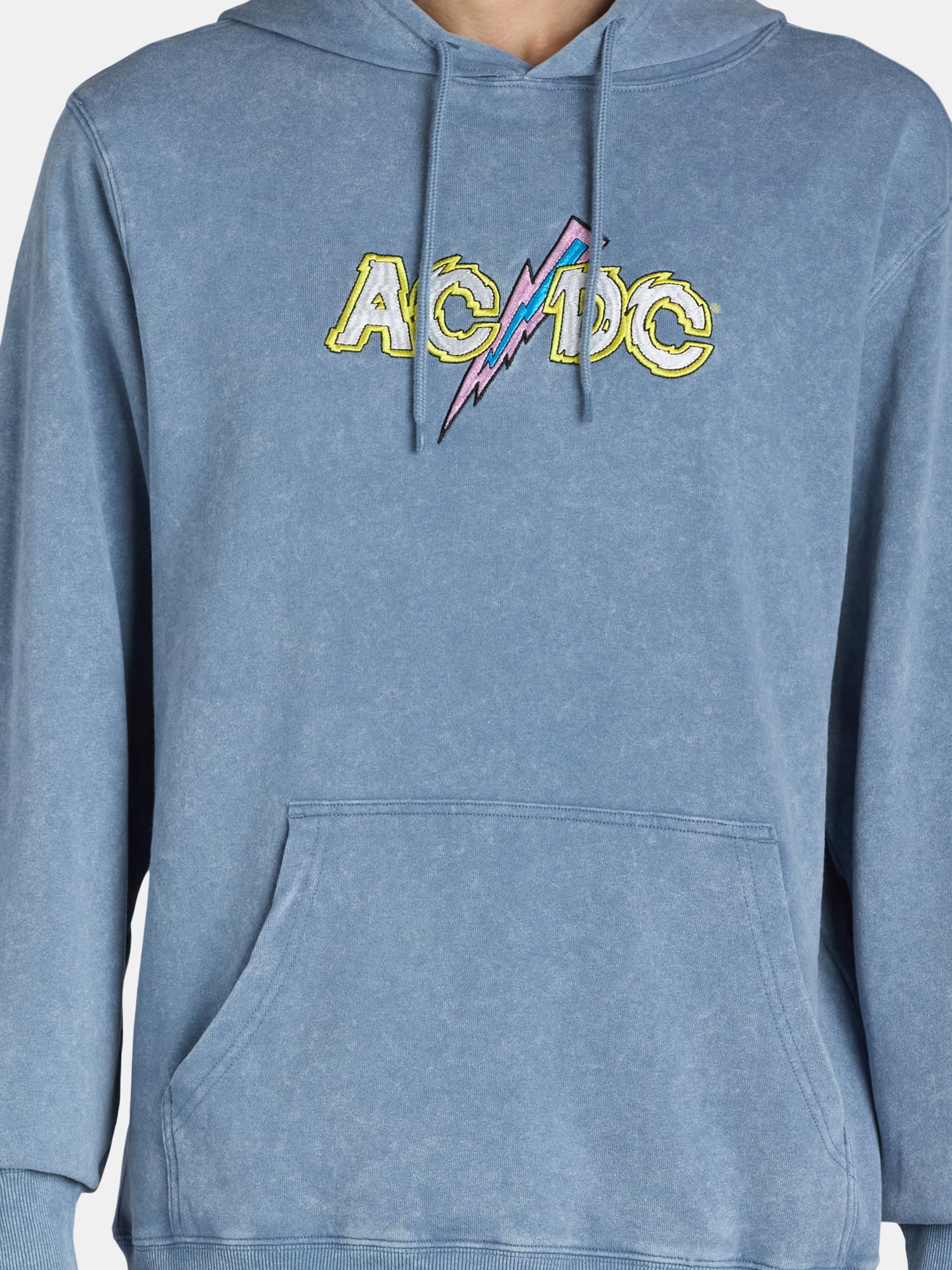 ACDC Men's Graphic Hoodie Pullover with Pocket, Cotton Blend