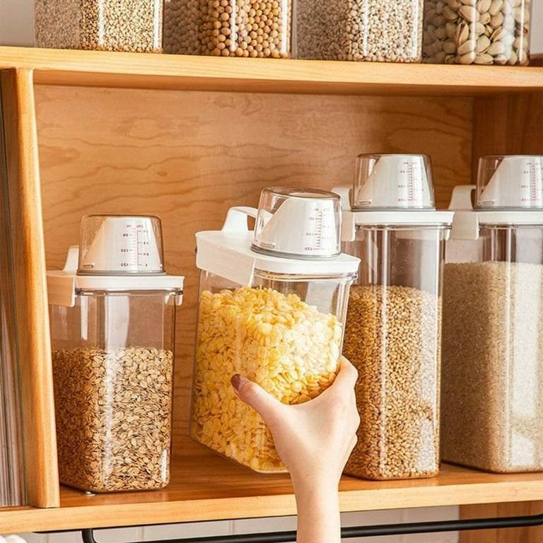 Airtight Pantry Storage Canisters for Flour, Sugar, Pantrystar 2 Pcs Large  Food Storage Containers, 6.5L /219.79fl oz