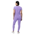 thumbnail image 2 of Adar Pro Movement Booster Scrub Set For Women - Sweetheart V-Neck Scrub Top & Yoga Jogger Scrub Pants, 2 of 7