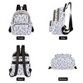 thumbnail image 4 of FORMRS Mini Backpack Purse for Women Quilted Travel Daypack Casual Shoulder Bag, Watercolor Lavender Pattern, 4 of 7