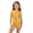 Yellow, variant on Girls' Tankini Set USA 250 Years Flag Print Two Piece Swimwear for Beach Bathing Suit 4-16Y