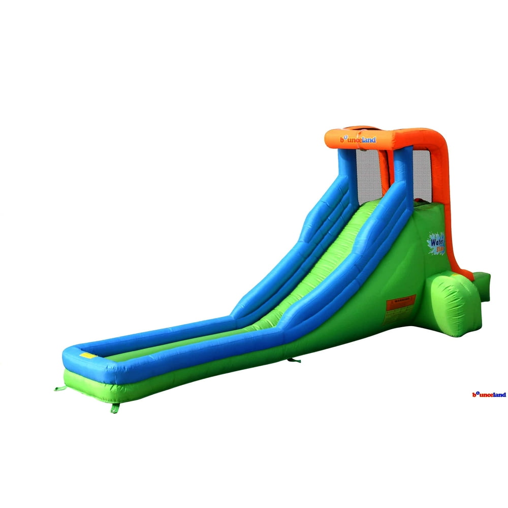 Bounceland Single Water Slide Green