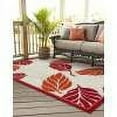 thumbnail image 5 of Unique Loom Outdoor Botanical Collection Area Rug - Augusta (6' x 9' Rectangle Terracotta/Red), 5 of 7