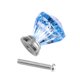 thumbnail image 1 of Daboolka Perilla acrílica con forma de diamante para gabinete de cocina, dormitorio, cajón, muebles, tirador, 25 mm, azul, 1 of 7