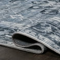 thumbnail image 4 of JONATHAN Y WASHABLE 3 x 5 Area Rug, Asa Ornate Medallion - Blue/Cream, WSH108B-3, 4 of 8