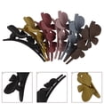 thumbnail image 2 of pinzas decorativas para el pelo con doble flor, pinzas para el pelo con forma de pico de pato, horquillas, soportes para moños, accesorios para mujeres y niñas, colores surtidos, 2 of 8