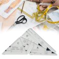 thumbnail image 2 of tredstone 4x Règle de Quilting Triangulaire Pochoir de Couture Transparent Fait Main pour Tailleur, 2 of 8