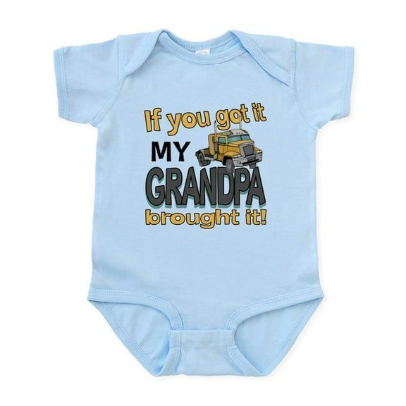 CafePress - Grandpa Brought It Infant Bodysuit - Baby Light Bodysuit, Size Newborn - 24 Months