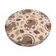 thumbnail image 1 of Disketp Cute Autumn Turkey Funda Redonda para Taburete, Funda de Cojín para Silla de Bar Suave y Elástica-14 inch, 1 of 1