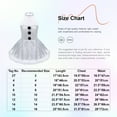 thumbnail image 6 of Venjoe Kids Girls Shiny Sequins Halter-neck Figure Ice Skating Tutu Dress Christmas Snowman Dance White 14, 6 of 6