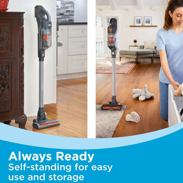 BLACK+DECKER PowerSeries+ Cordless Stick Vacuum Kit, 20V MAX, 44