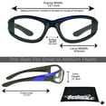 thumbnail image 3 of Bikershades Motorcycle Transitional Sunglass Day Night Riding Photochromic Blue Clear, 3 of 6