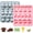 D(2 Pcs), variant on 2 Pcs Heart Chocolate Molds, 10-Cavity Love Rose Shape Molds, Non-Stick Baking Molds for DIY Handmade Soap Candles Jello Candy Gummy Ice Cubes