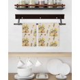 thumbnail image 3 of Easter Rabbits Kitchen Dish Towels for Drying Dishes Set of 4, Spring Yellow Flowers Country Plants Vintage Waffle Weave Microfiber Hand Tea Bathroom Towels Quick Dry & Absorbent Towel 15.7x23.6, 3 of 7