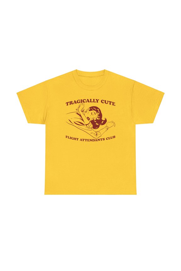 Flight Attendant Shirt Gifts Tshirt Crew Neck Short Sleeve