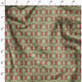 thumbnail image 3 of Soimoi Green Moss Georgette Fabric Butterflies Butterfly Printed Fabric 1 Yard 42 Inch Wide, 3 of 6