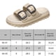 thumbnail image 2 of Sandalias planas de EVA Diapositivas de nube Doble hebilla Suela gruesa ajustable Casual para hombres, 2 of 7