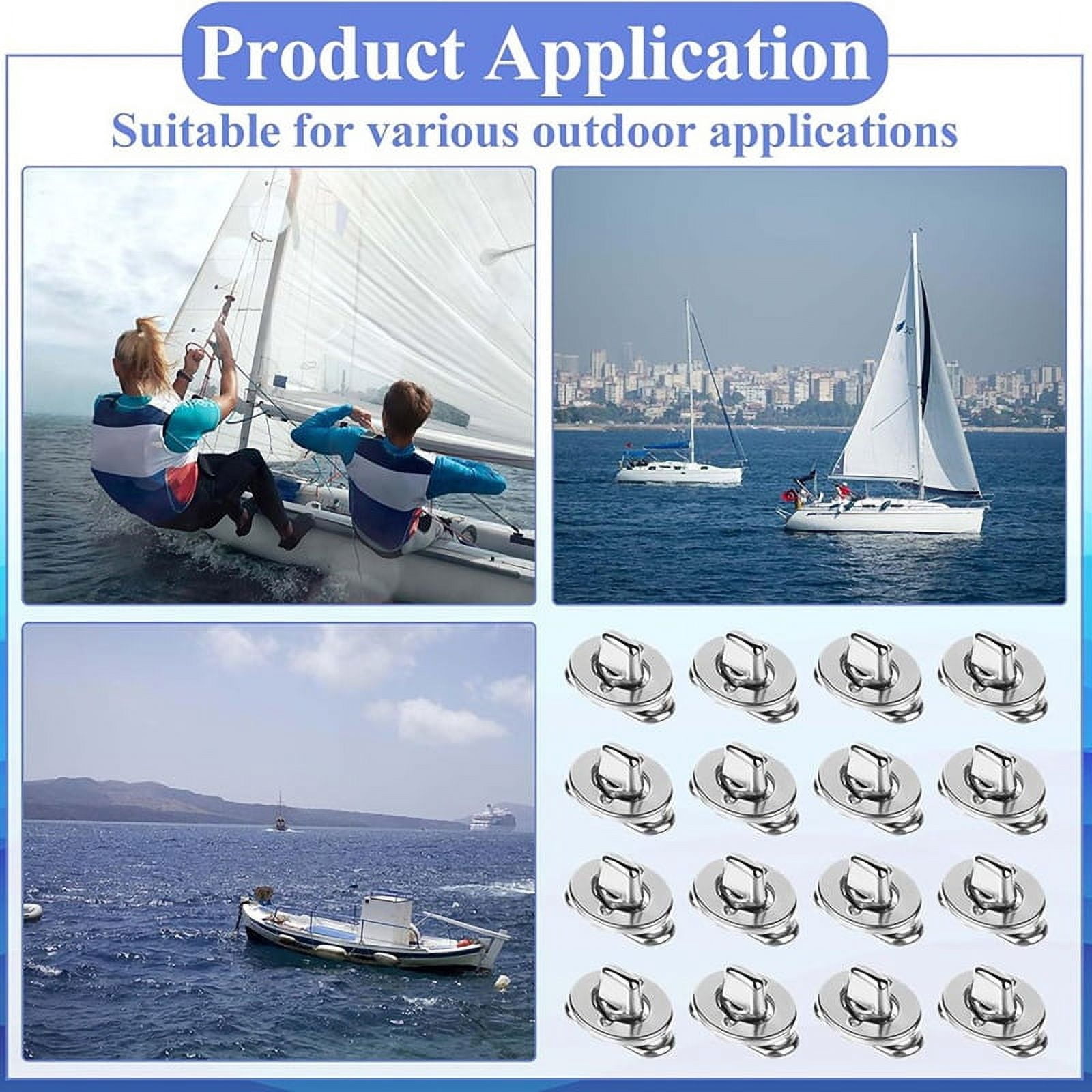 50Pcs Set Grade Twist Lock Fasteners Turn Button Eyelets & Studs, Canvas Marine Fasteners Turn Button