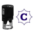 thumbnail image 1 of Printtoo R-40 Alphabet C Monogram Octagon Celtic Swirl Frame Self Inking Rubber Stamp Office Stationary, 1 of 3